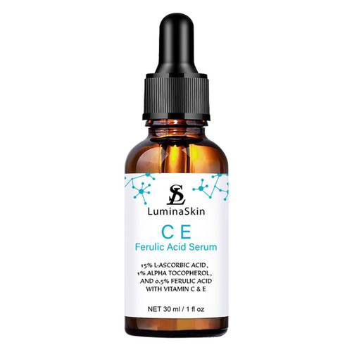 LuminaSkin CE Ferulic Serum Skin Care Vitamin C E Ferulic Acid Serum - Vitamin C Serum for Face - Dark Spot Corrector, Anti Aging Face Care 1 Oz LuminaSkin CE Ferulic Serum Skin Care Vitamin C E Ferulic Acid Serum - Vitamin C Serum for Face - Dark Spot Corrector, Anti Aging Face Care 1 Oz