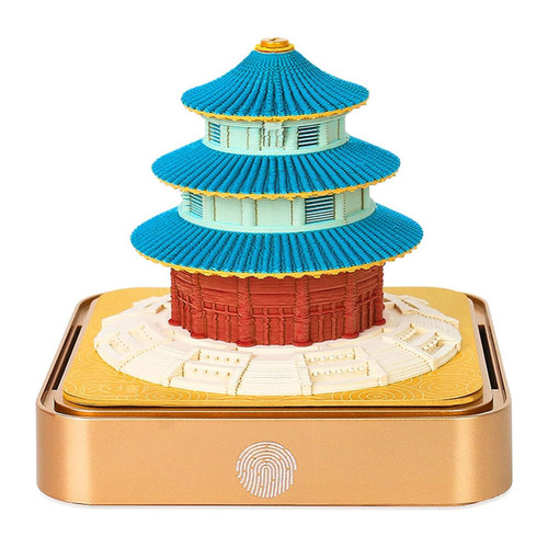 Planner Time Piece Calendar 2024 3D Memo Pad w/Led Lights Tear Off DIY Notepad Paper Carving Art Craft Desk Calendar 9.8 * 8.5cm Schedule Calendario