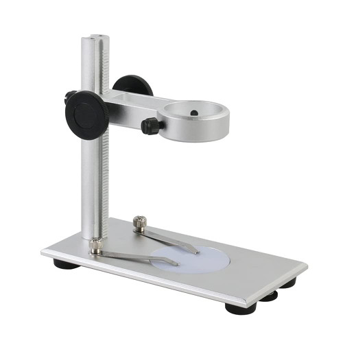 Handheld digital microscope accessories Adjustable Holder Bracket Lifting With LED Bottom Lighting, Aluminum Alloy USB Digital Electronic Microscope Stand Microscope accessories ( Color : With led )