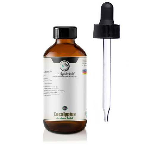 Pure Certified Organic Eucalyptus Radiata Essential Oil || South Africa - (4 oz w/Pipette) Pure Certified Organic Eucalyptus Radiata Essential Oil || South Africa - (4 oz w/Pipette)