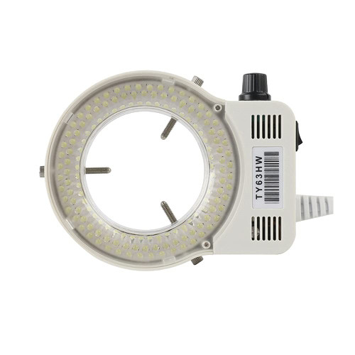 ZDBH Microscope Adapter Illuminator Lamp, Adjustable 144 LED Ring Light for Industry Stereo Trinocular Microscope Video Camera Lens Magnifier 110V 220V Microscope Accessories (Color : 144 LED A)