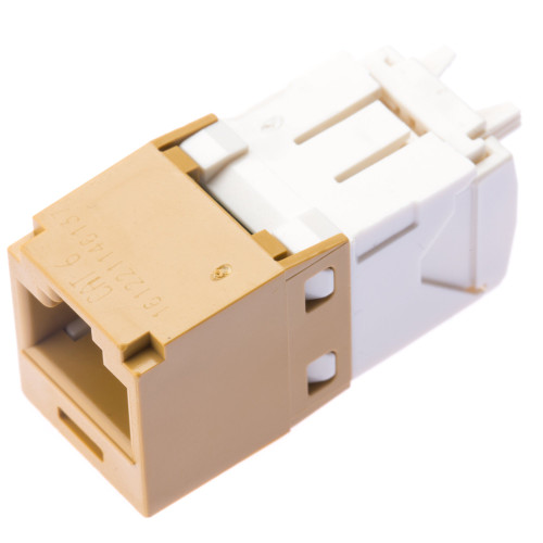 Panduit Mini-Com TX6 Plus UTP Jack Module - 1 x RJ-45 Female - Gold