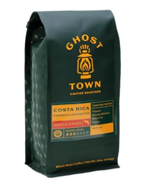 Ghost Town Coffee Roasters "Costa Rica Tarrazu" Medium Roasted Whole Bean Coffee - 2 Pound Bag Ghost Town Coffee Roasters "Costa Rica Tarrazu" Medium Roasted Whole Bean Coffee - 2 Pound Bag