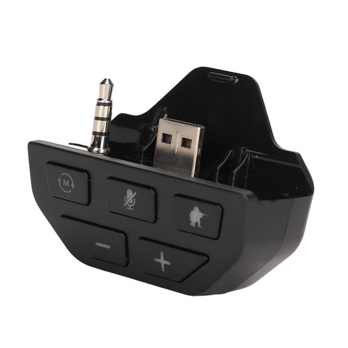 MYNVY Stereo Headset Adapter for One, Audio Mic Headphone Converter for One Game Controller