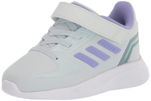 adidas Kids Runfalcon 2.0 Running Shoe, Blue Tint/Light Purple/Pulse Mint, 8 US Unisex Toddler