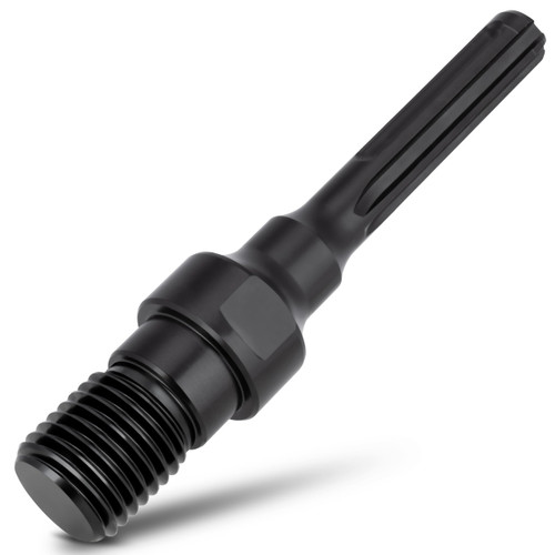KSEIBI 919574 Power Bit Adapter - 1-1/4"-7 Male to SDS Max Shank Adapter for Diamond Core Drill Bits | Short Adapter for Easy Drilling