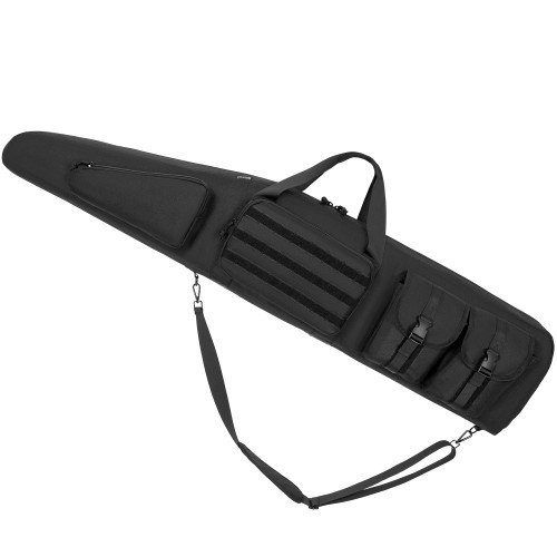 OUUTMEE Soft Rifle Case 49" Long Rifle Bag for Hunting Shooting Range, Firearm Transportation, With Multiple Magazine Holder Pouches