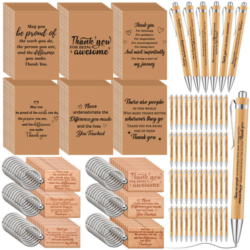 Yeaqee 60 Sets Bulk Valentines Gifts for Coworkers, Employee Appreciation Funny Thank You Gifts Kraft Notebook Motivational Bamboo Pen Inspirational Wooden Keychain for Staff Office Teacher(Classic) Yeaqee 60 Sets Bulk Valentines Gifts for Coworkers, Employee Appreciation Funny Thank You Gifts Kraft Notebook Motivational Bamboo Pen Inspirational Wooden Keychain for Staff Office Teacher(Classic)