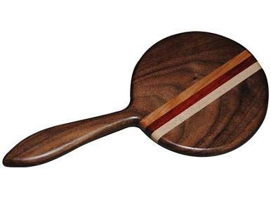Wisconsinmade Wooden Handheld Mirror, Walnut