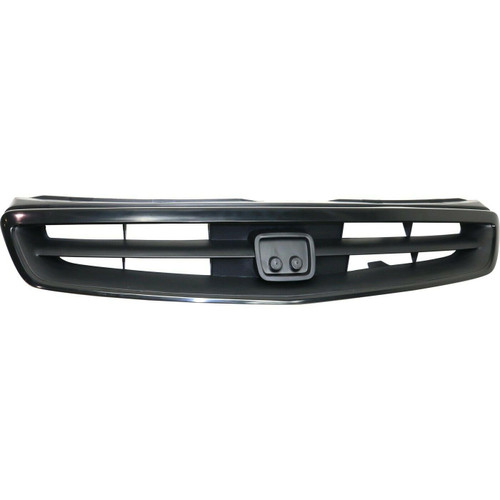 Gethorey Grille Assembly Paintable And Insert With Chrome Molding And Emblem Provision Plastic And Insert Paint Match 14511209