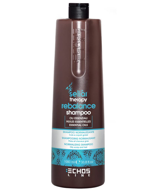Echosline Seliar Rebalance Normalizing Shampoo Oily Hair Therapy - 1000 ml. / 33.8 fl.oz.