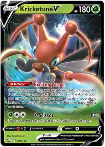 Kricketune V - 006/163 - Ultra Rare - Sword & Shield - Battle Styles