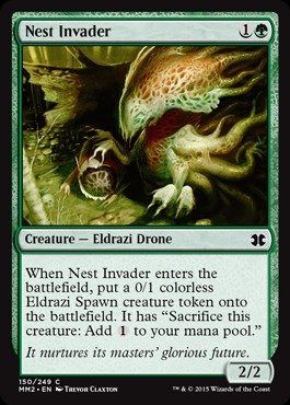 Magic The Gathering - Nest Invader (150/249) - Modern Masters 2015 - Foil