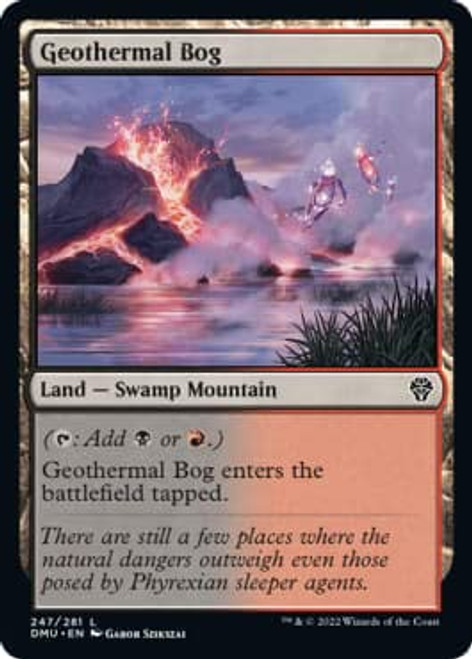 Magic: the Gathering - Geothermal Bog (247) - Dominaria United Magic: the Gathering - Geothermal Bog (247) - Dominaria United