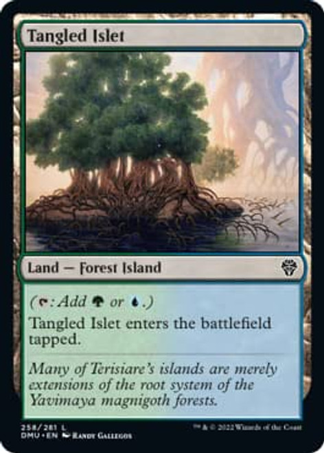 Magic: the Gathering - Tangled Islet (258) - Dominaria United Magic: the Gathering - Tangled Islet (258) - Dominaria United