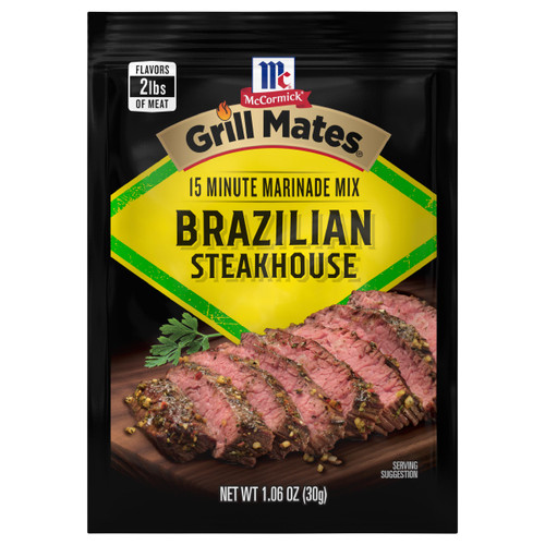 McCormick Grill Mates Brazilian Steakhouse Marinade Mix, 1.06 oz McCormick Grill Mates Brazilian Steakhouse Marinade Mix, 1.06 oz