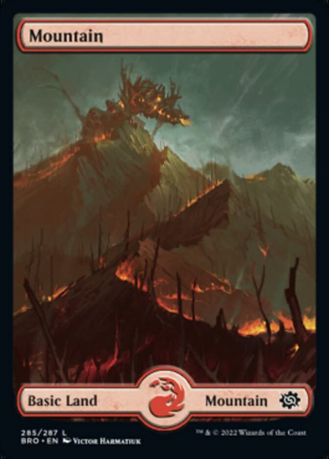 Magic: the Gathering - Mountain (285) - Foil - The Brothers' War