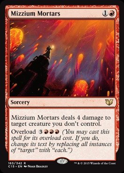 Magic The Gathering - Mizzium Mortars (163/342) - Commander 2015 Magic The Gathering - Mizzium Mortars (163/342) - Commander 2015