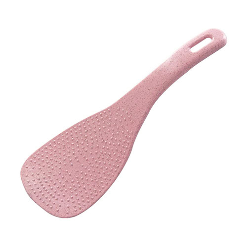 Heat Resistant Non Stick Rice Spatula Rice Spoon, Rice Cooker Shovel Rice Scooper Serving Spoon Kitchen Cooking Utensil(Pink)