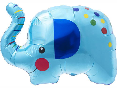 Northstar 36" Elephant Foil Balloon, Multicolor