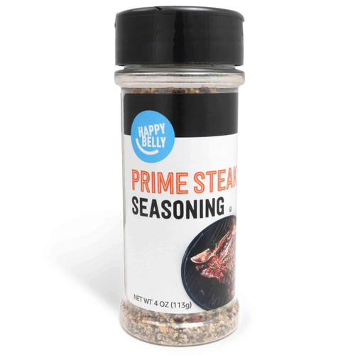 Amazon Brand - Happy Belly Prime Steak Seasoning, 4 Ounce (Pack of 1) Amazon Brand - Happy Belly Prime Steak Seasoning, 4 Ounce (Pack of 1)