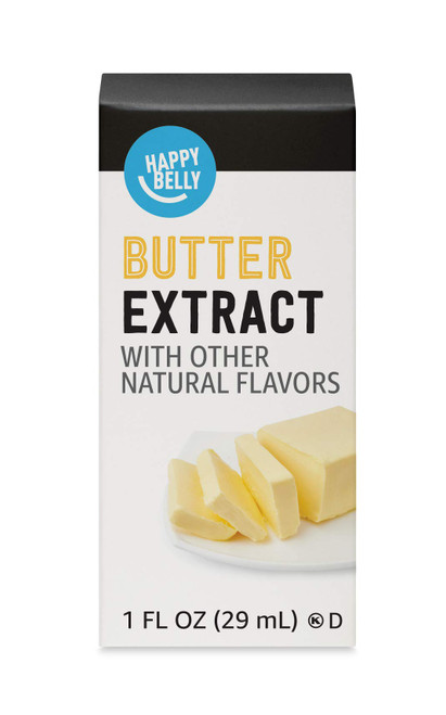 Amazon Brand - Happy Belly Butter Extract, 1 Fl Oz (Pack of 1)