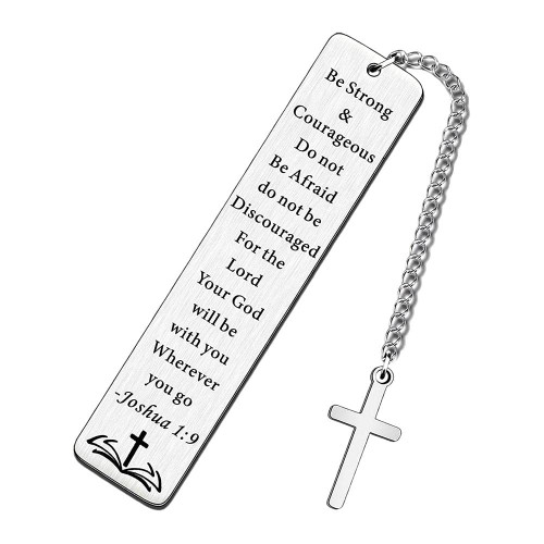 RYGRZJ Inspirational Bible Verse Bookmark with Cross,Book Lovers Religious Bible Verse Bookmark,for Female Friend Girl Daughter Sister Bookworm Baptism Religious Church Gifts RYGRZJ Inspirational Bible Verse Bookmark with Cross,Book Lovers Religious Bible Verse Bookmark,for Female Friend Girl Daughter Sister Bookworm Baptism Religious Church Gifts