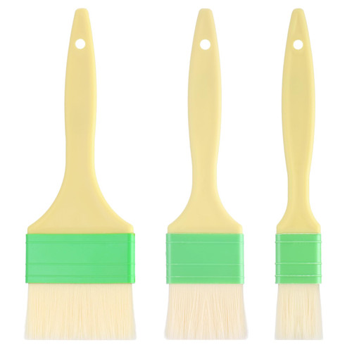 Yolev Grease Brush - Pastry Brush, Cooking Grease Brush, Grill Brush, Food Brush Silicone Basting Pastry Brush, Basting Brush, Heat Resistant Brush for BBQ, Baking, Grilling, and Kitchen Cooking
