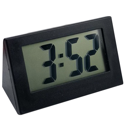Desk Digital Clock Practical Date Display Modern Simple Desk Digital Clock Black