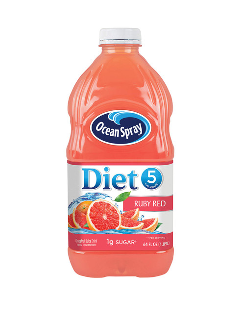 Ocean Spray Diet Ruby Red Juice, 64 Ounce Bottle