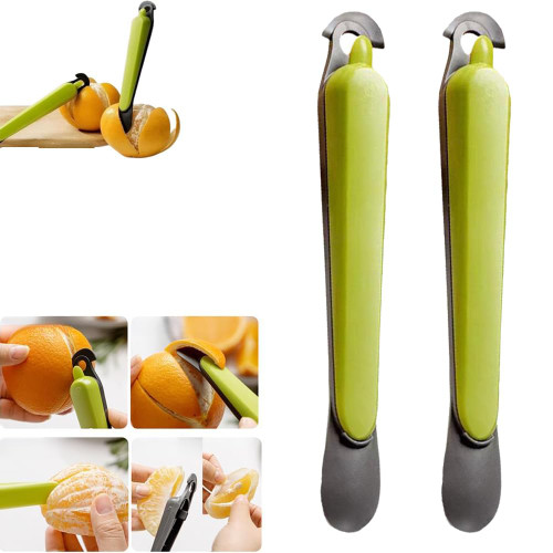 2pcs Orange Peeler,Multifunctional Kitchen Fruit Peeling Tool,Easy Open Orange Lemon Citrus Peeler Tool, Citrus Peelers Opener, Creative Orange Peeling Tool, Citrus, Grapefruit, Dragon Fruit Peeler 2pcs Orange Peeler,Multifunctional Kitchen Fruit Peeling Tool,Easy Open Orange Lemon Citrus Peeler Tool, Citrus Peelers Opener, Creative Orange Peeling Tool, Citrus, Grapefruit, Dragon Fruit Peeler