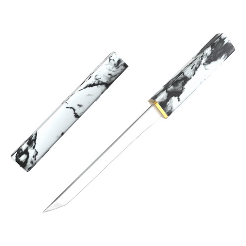 WQR Paring Knife, Paring Knife with Cover, Peeling Knife, Ultra Sharp Vegetable and Fruit Knife, Small Kitchen Knife with Cover for Indoor Outdoor