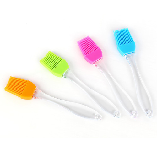 Pastry Brush,Silicone Brush Cooking 4 Packs,Basting Brushes for Kitchen BBQ Grill Barbecue Baking