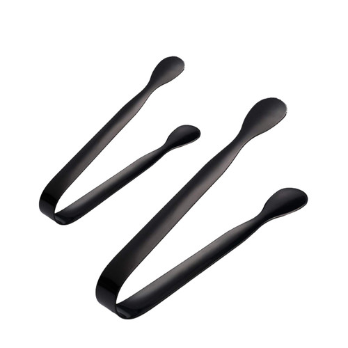 Bluelanss 2 Pieces Sugar Tongs Ice Tongs Bar Ice Tongs Ice Bucket Tongs Ice Cube Tongs Stainless Steel Mini Serving Tongs Appetizers Tongs Small Kitchen Tongs for Tea Party Coffee Bar Kitchen Black Bluelanss 2 Pieces Sugar Tongs Ice Tongs Bar Ice Tongs Ice Bucket Tongs Ice Cube Tongs Stainless Steel Mini Serving Tongs Appetizers Tongs Small Kitchen Tongs for Tea Party Coffee Bar Kitchen Black