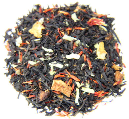 Nelson's Tea - Cherry Coconut Pineapple - Black Loose Leaf Tea - Black tea, orange peel, coconut, safflower (Sample)