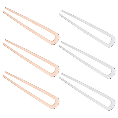 6PCS French Pins Hair, U Shaped Hair Pins, French Twist Hair Pin, Large French Hair Pins for Buns Metal French U Pins, Colorful Metal U Shaped Bun Hairpins for Updo Bun Women Girls Hair(Gold, Silver) 6PCS French Pins Hair, U Shaped Hair Pins, French Twist Hair Pin, Large French Hair Pins for Buns Metal French U Pins, Colorful Metal U Shaped Bun Hairpins for Updo Bun Women Girls Hair(Gold, Silver)