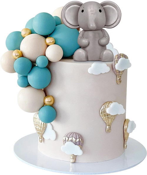 Elephant Cake Decoration Elephant Cake Cupcake Topper Picks for Elephant Theme Birthday Baby Shower Gender Reveal Decoration Supplies Elephant Cake Decoration Elephant Cake Cupcake Topper Picks for Elephant Theme Birthday Baby Shower Gender Reveal Decoration Supplies