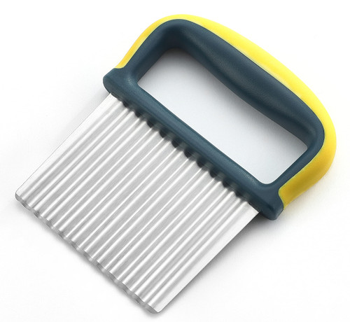 ZeeDa Crinkle Cutter with Cover French Fry Cutter Potato Knife Cutter Wavy Crinkle Cutting Tool Potato Cutter Veggie Chopper Veggie Slicer Fruit Vegetable Slicer Stainless Steel ZeeDa Crinkle Cutter with Cover French Fry Cutter Potato Knife Cutter Wavy Crinkle Cutting Tool Potato Cutter Veggie Chopper Veggie Slicer Fruit Vegetable Slicer Stainless Steel