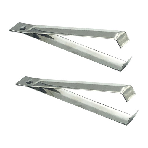 Yajuyi 2x Fish Bone Tweezers Set Garlic Peeler Garlic Tweezer Remover Tool Tongs for Cooking Practical Gadgets Vegetables Tools