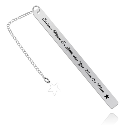 Valentine's Day Gift for Boyfriend Anniversary Bookmark Gift Long Distance Relationship Gift for Him Her Girlfriend Friendship Gift Engagement Wedding Gift for Bridal Bride Wife Gift from Husband