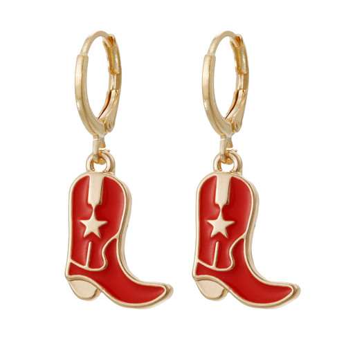 RUOFFETA Western Cowgirl Boot Earrings for Women, Cowgirl Hat dangle Earrings Cowgirl Jewelry Gift(Red Boot) RUOFFETA Western Cowgirl Boot Earrings for Women, Cowgirl Hat dangle Earrings Cowgirl Jewelry Gift(Red Boot)