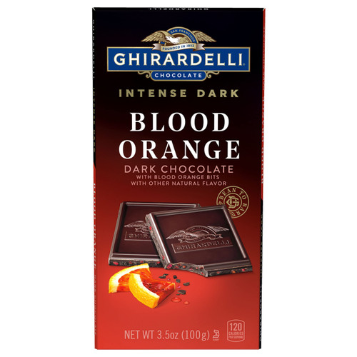 Ghirardelli, Intense Dark Blood Orange Sunset, 3.5 Ounce Ghirardelli, Intense Dark Blood Orange Sunset, 3.5 Ounce