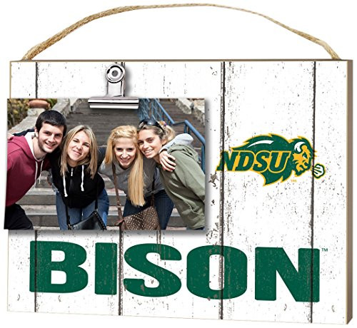 KH Sports Fan 10"x8" North Dakota State Bison Clip It Weathered Logo Collage Photo Frame