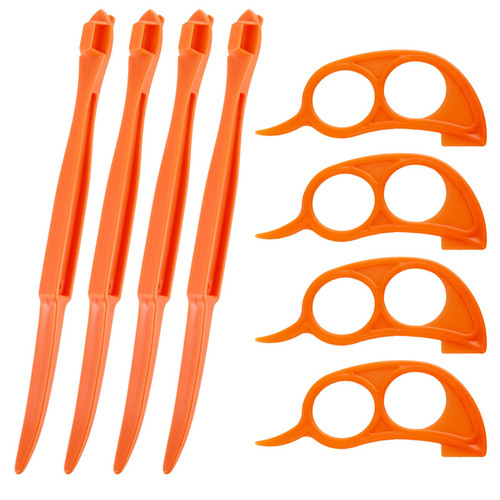 Mabor 8Pcs Orange Peeler Tool Citrus Peeler Plastic Fruit Peeler Easy Open Fruit Peeling Tool for Grapefruit Lemon Kitchen Gadget Accessories Mabor 8Pcs Orange Peeler Tool Citrus Peeler Plastic Fruit Peeler Easy Open Fruit Peeling Tool for Grapefruit Lemon Kitchen Gadget Accessories