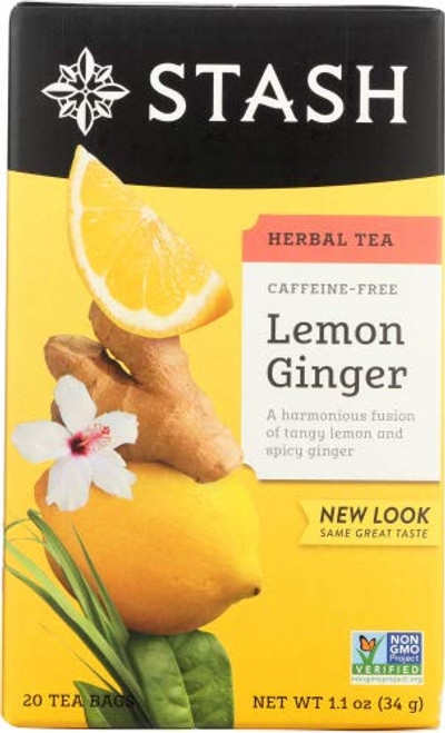 Stash Tea Lemon Ginger Tea (1 pack, 20 tea bags) Stash Tea Lemon Ginger Tea (1 pack, 20 tea bags)