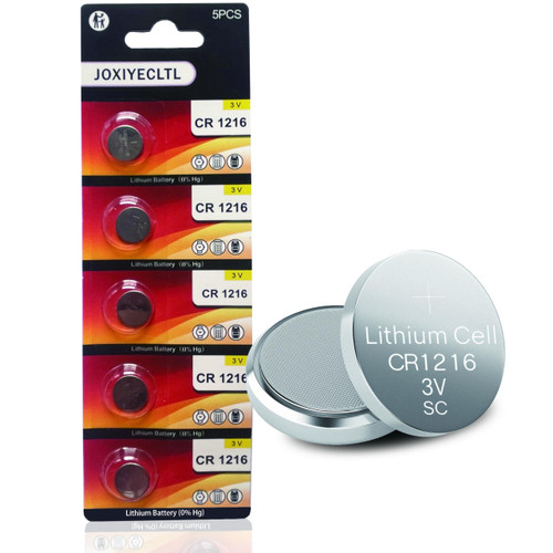 JOXIYECLTL CR1216 Button Cell Batteries 3V Lithium Batteries CR1216 for Watches Calculators and Remote Control Toy (10 Pack)