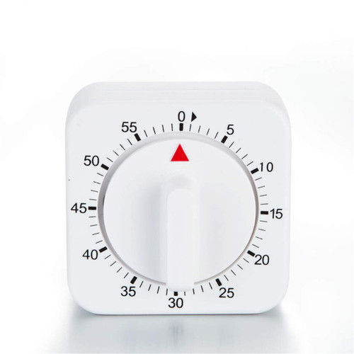 CATSELURRY Counter Square 60 Mechanical Kitchen Timer Chef Cooking Timer Clock with Loud Alarm No Batteries Required Kitchen Learn