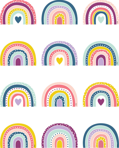 Teacher Created Resources Oh Happy Day Rainbows Mini Accents (TCR9040)