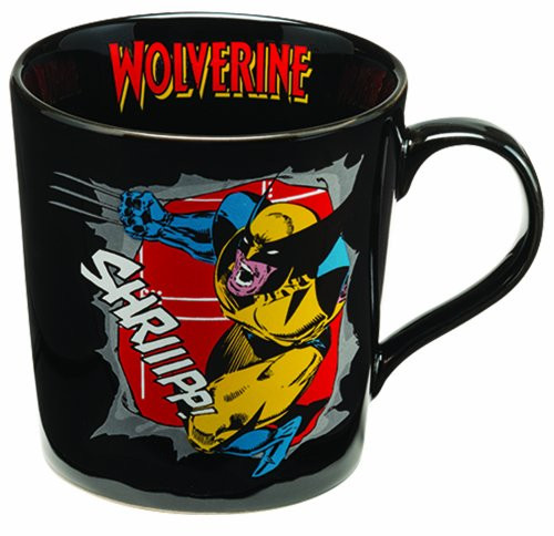 Vandor 26166 Marvel Wolverine 12 oz Ceramic Mug, Multicolor