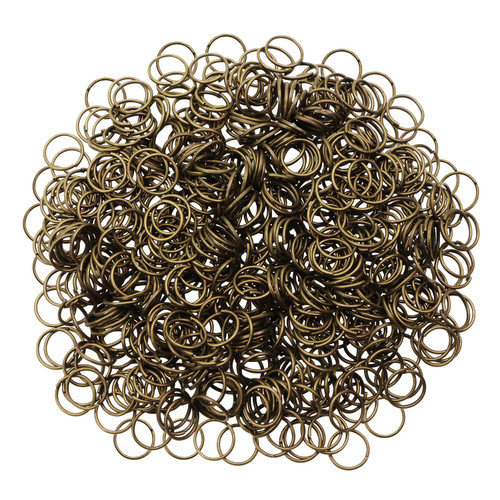 Shapenty 600PCS Iron Open Jump Rings Connectors Bulk for DIY Craft Earring Necklace Bracelet Pendant Choker Jewelry Making Findings and Key Ring Chain Accessories (8mm, Bronze) Shapenty 600PCS Iron Open Jump Rings Connectors Bulk for DIY Craft Earring Necklace Bracelet Pendant Choker Jewelry Making Findings and Key Ring Chain Accessories (8mm, Bronze)